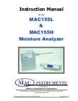 MAC MAC155L Instruction Manual preview