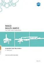 MAC MULTI-MATIC Assembly Instructions Manual предпросмотр