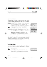 Preview for 12 page of Macab DT-1700 Manual