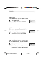 Preview for 17 page of Macab DT-1700 Manual