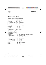 Preview for 20 page of Macab DT-1700 Manual