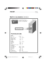 Preview for 21 page of Macab DT-1700 Manual