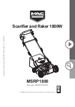 Preview for 1 page of MacAllister MSRP1800 Getting Started