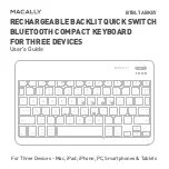 Macally BTBLTABKEY User Manual preview