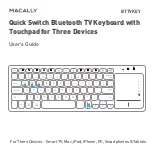 Macally BTTVKEY User Manual preview