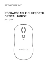 Macally BTVVMOUSEBAT User Manual preview