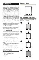 Предварительный просмотр 2 страницы Macally LAMPCHARGE User Manual