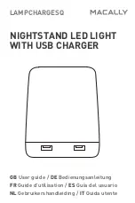 Macally LAMPCHARGESQ User Manual preview