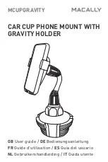 Macally MCUPGRAVITY User Manual preview