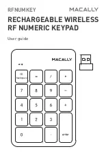Macally RFNUMKEY User Manual preview