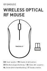 Macally RFQMOUSE User Manual preview