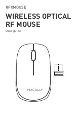 Preview for 1 page of Macally RFXMOUSE User Manual