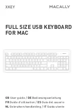 Macally XKEY User Manual preview