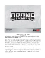 MACDEV DRONE DX Owner'S Manual preview