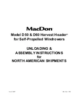 Предварительный просмотр 1 страницы MacDon D50 Assembly Instructions Manual