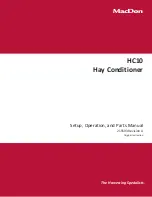 MacDon HC10 Setup, Operation, And Parts Manual preview