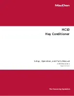 Предварительный просмотр 1 страницы MacDon HC10 Setup, Operation, And Parts Manual