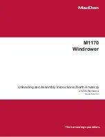 MacDon M1170 Assembly Instructions Manual preview