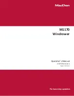 MacDon M1170 Operator'S Manual preview