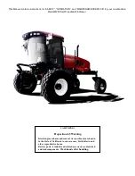 Предварительный просмотр 2 страницы MacDon M205 2010 Operator'S Manual