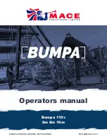 Mace Bumpa 110v 6m Operator'S Manual предпросмотр