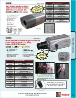 Предварительный просмотр 25 страницы Mace CAM-50MH Brochure