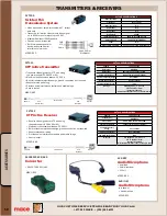 Предварительный просмотр 60 страницы Mace CAM-50MH Brochure