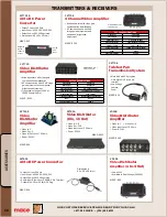 Предварительный просмотр 62 страницы Mace CAM-50MH Brochure