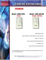 Mace CAM-85PIR Features preview