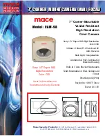 Mace CAM-98 Specifications предпросмотр