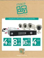 Mace MDIY-DVR0405HDK Brochure & Specs предпросмотр