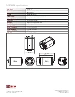 Предварительный просмотр 2 страницы Mace MVC-BOX Specifications