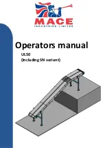 Предварительный просмотр 1 страницы Mace UL50 Operator'S Manual