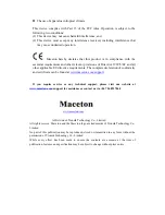 Preview for 6 page of Maceton Lightning 16 Quick Start Manual