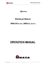 MACGREGOR WM-S-R Series Operation Manual предпросмотр