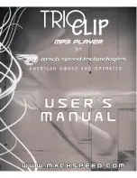 Mach Speed TRIO CLIP User Manual preview