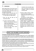 Preview for 11 page of Mach 250sr Use And Maintenance Manual