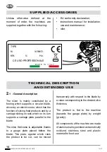 Предварительный просмотр 13 страницы Mach 250sr Use And Maintenance Manual