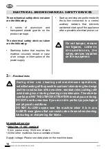 Preview for 15 page of Mach 250sr Use And Maintenance Manual