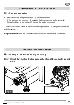 Предварительный просмотр 22 страницы Mach 250sr Use And Maintenance Manual