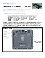 Preview for 1 page of Mach LightDrive 12 User Manual