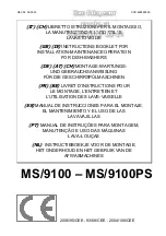 Preview for 1 page of Mach MS/9100 Instructions Booklet For Installation Maintenance Operation