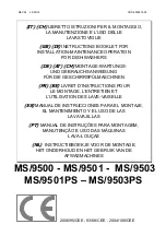 Preview for 1 page of Mach MS 9500 Instructions Booklet For Installation Maintenance Operation