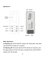 Предварительный просмотр 5 страницы Mach Trio A1000 4GB User Manual