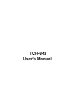 Preview for 1 page of Mach Trio TCH843 User Manual