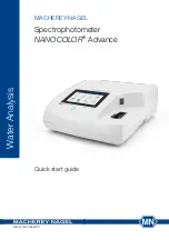 Предварительный просмотр 3 страницы Macherey-Nagel NANOCOLOR Advance Quick Start Manual