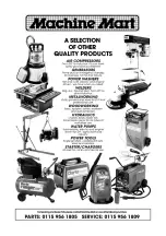 Предварительный просмотр 24 страницы Machine Mart KING 125 Operation & Maintenance Instructions Manual