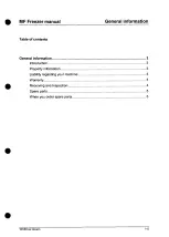 Preview for 4 page of Machinery World MF600 GA Technical Documentation Manual