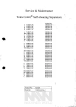 Preview for 1 page of Machinery World Tetra Centri A 614HGV-14C Service & Maintenance
