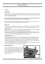 Preview for 7 page of MachineryHouse Hafco Metalmaster SRG-12 Operation Manual